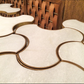 Link Bunching Table (Set of 6) - Antique Gold - Grats Decor Interior Design & Build Inc.