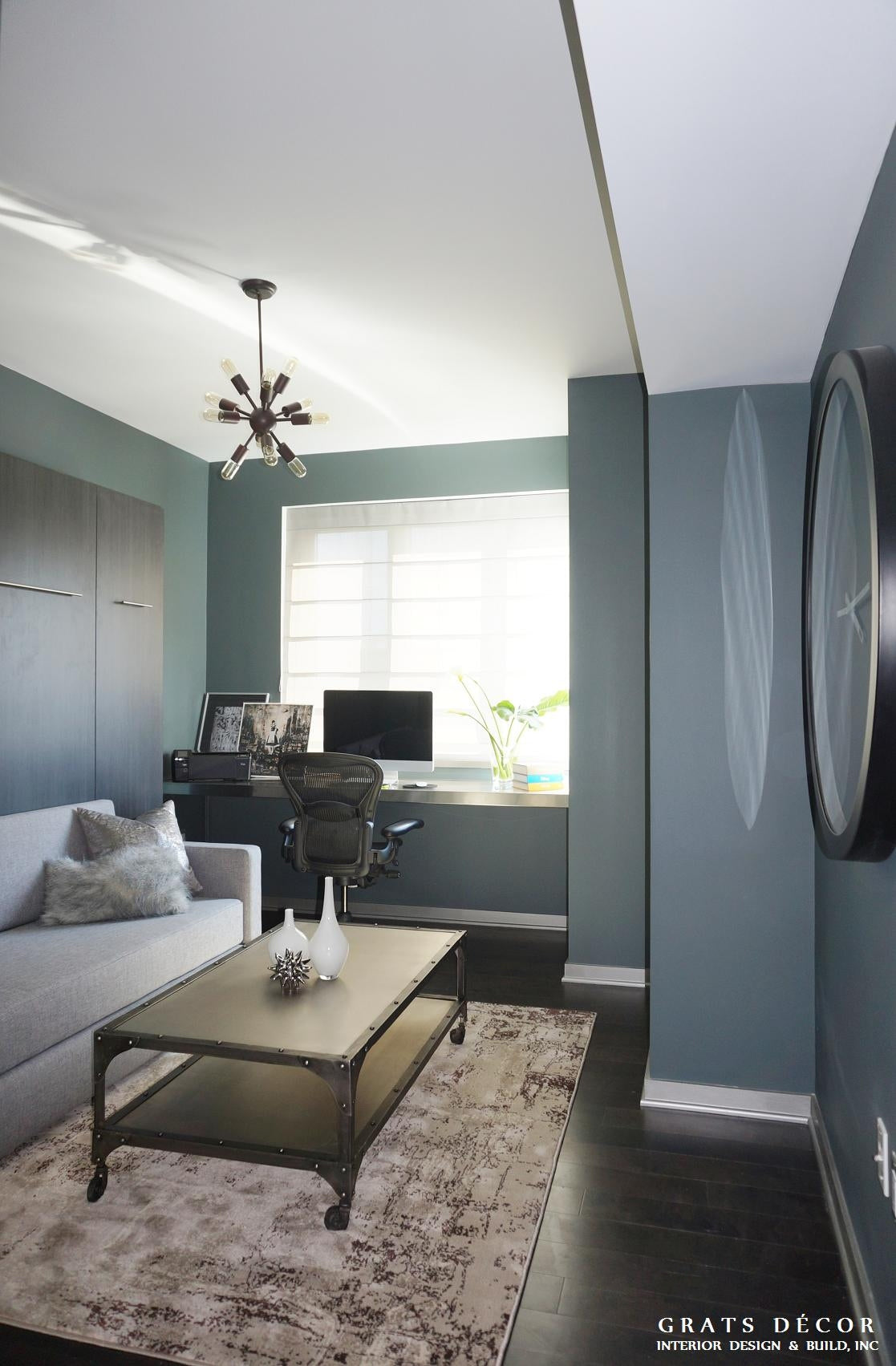 Office / Guest Room Remodel - Grats Decor Interior Design & Build Inc.