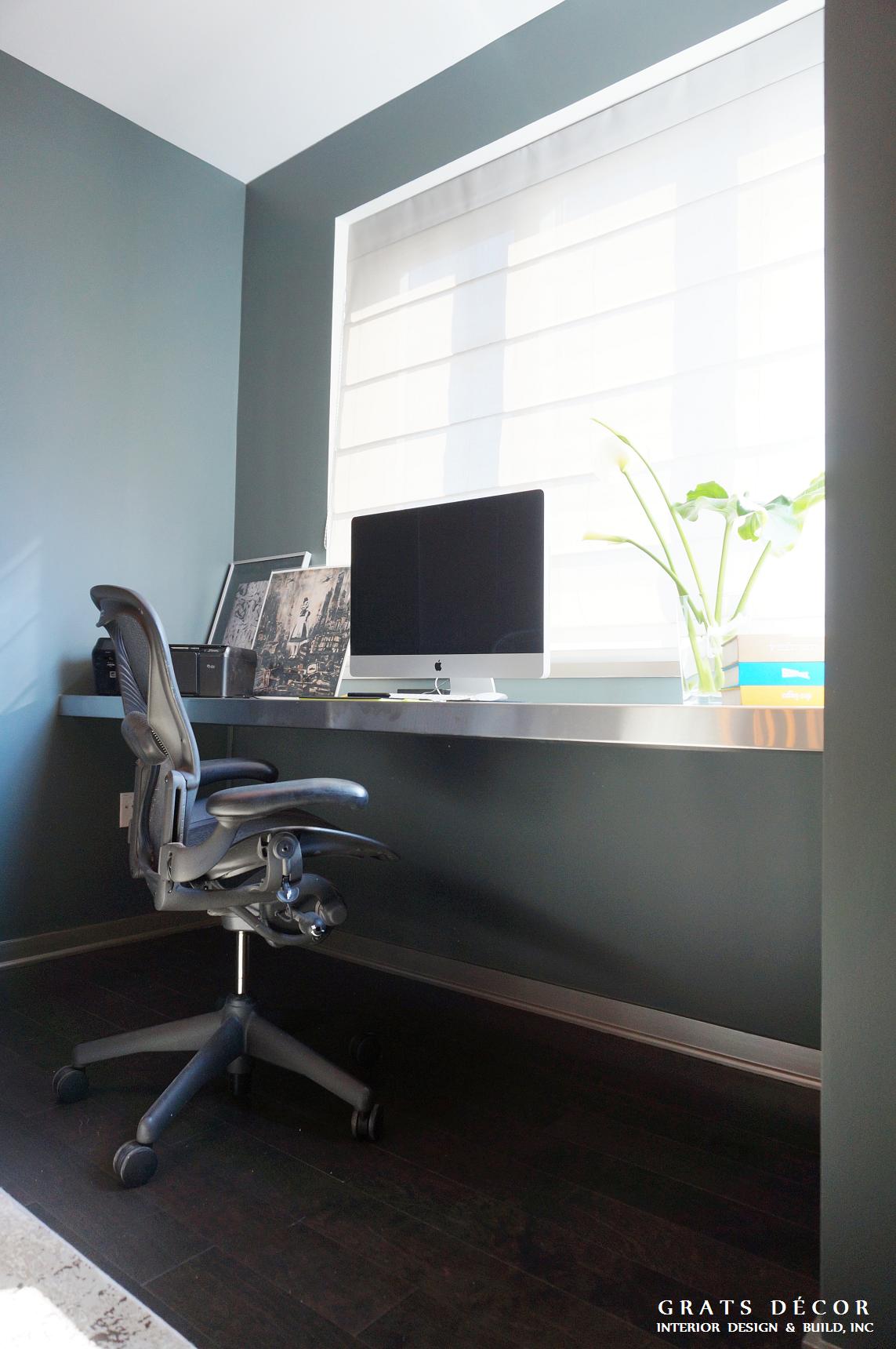 Office / Guest Room Remodel - Grats Decor Interior Design & Build Inc.