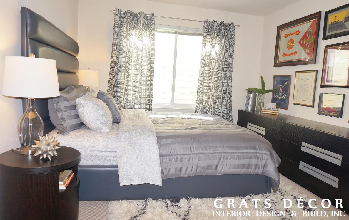 Cow Hollow Bedroom - Grats Decor Interior Design & Build Inc.