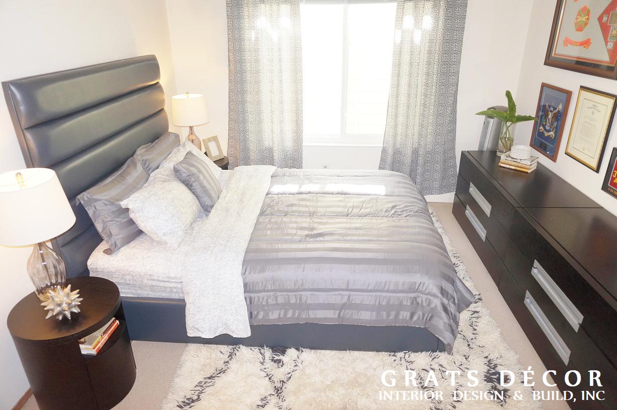Cow Hollow Bedroom - Grats Decor Interior Design & Build Inc.