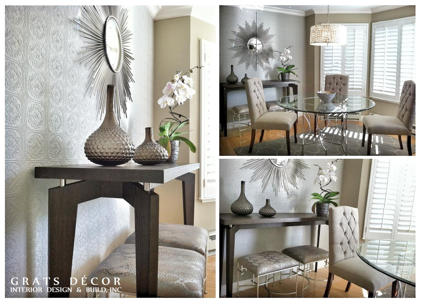 Marina Dining Room Remodel - Grats Decor Interior Design & Build Inc.
