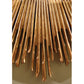 Soleil 45" Mirror-Gold Leaf - Grats Decor Interior Design & Build Inc.