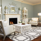 Sultan Rug - 4 Sizes - Grey/Ivory - Grats Decor Interior Design & Build Inc.