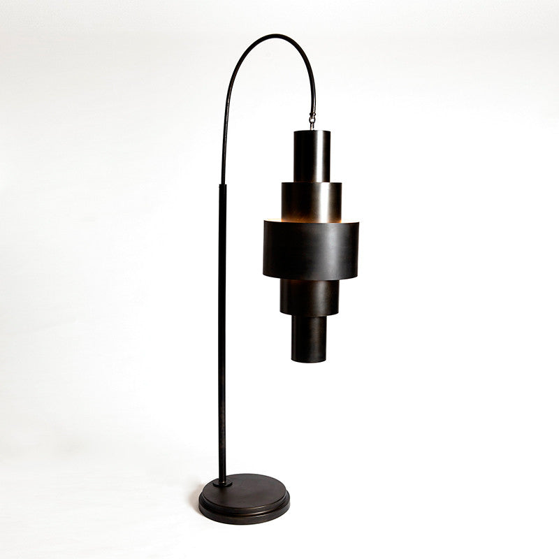Babylon Floor Lamp - Bronze - Grats Decor Interior Design & Build Inc.