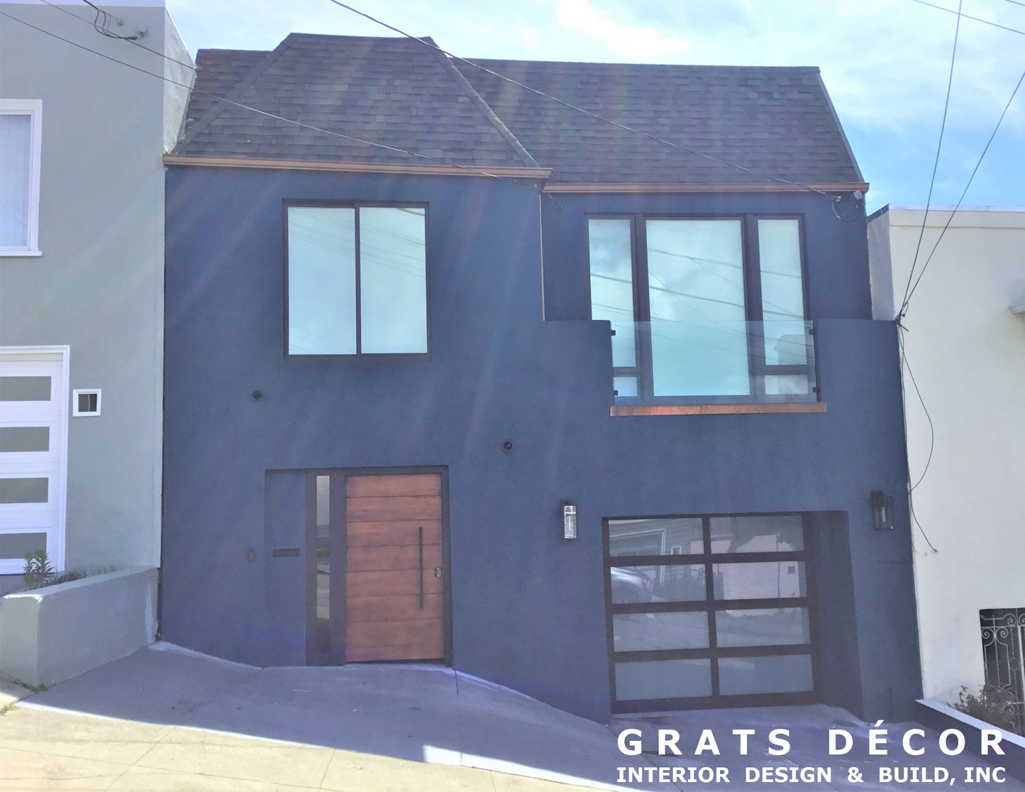 Silver Terrace Facade - Grats Decor Interior Design & Build Inc.