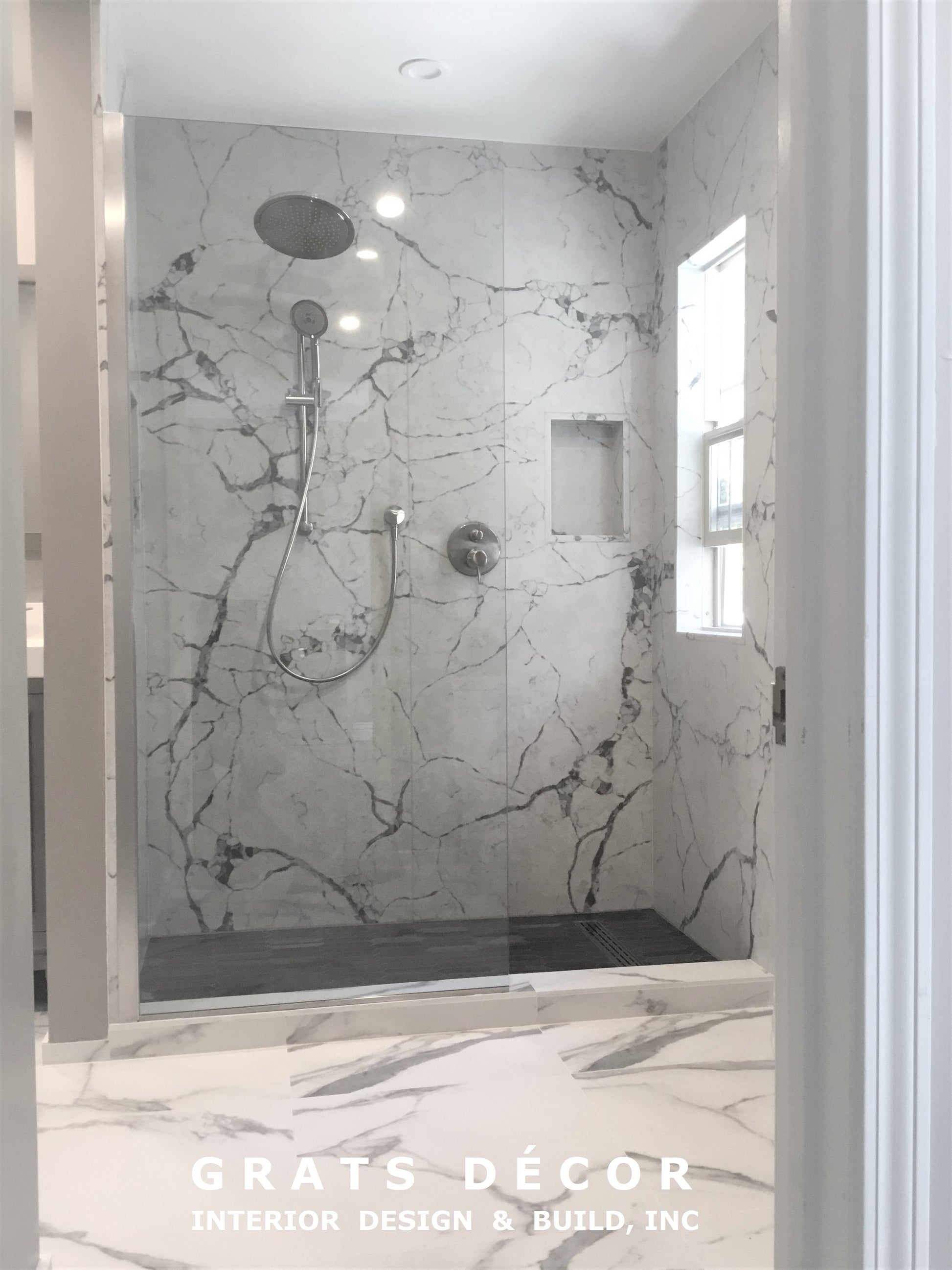 Walnut Creek Bathroom Remodel - Grats Decor Interior Design & Build Inc.