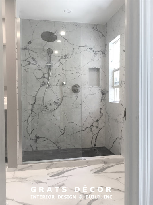 Walnut Creek Bathroom Remodel - Grats Decor Interior Design & Build Inc.