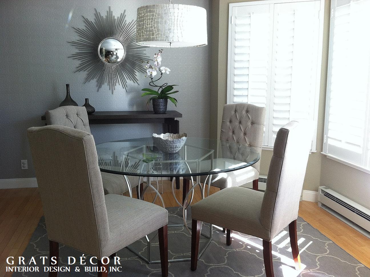 Marina Dining Room Remodel - Grats Decor Interior Design & Build Inc.