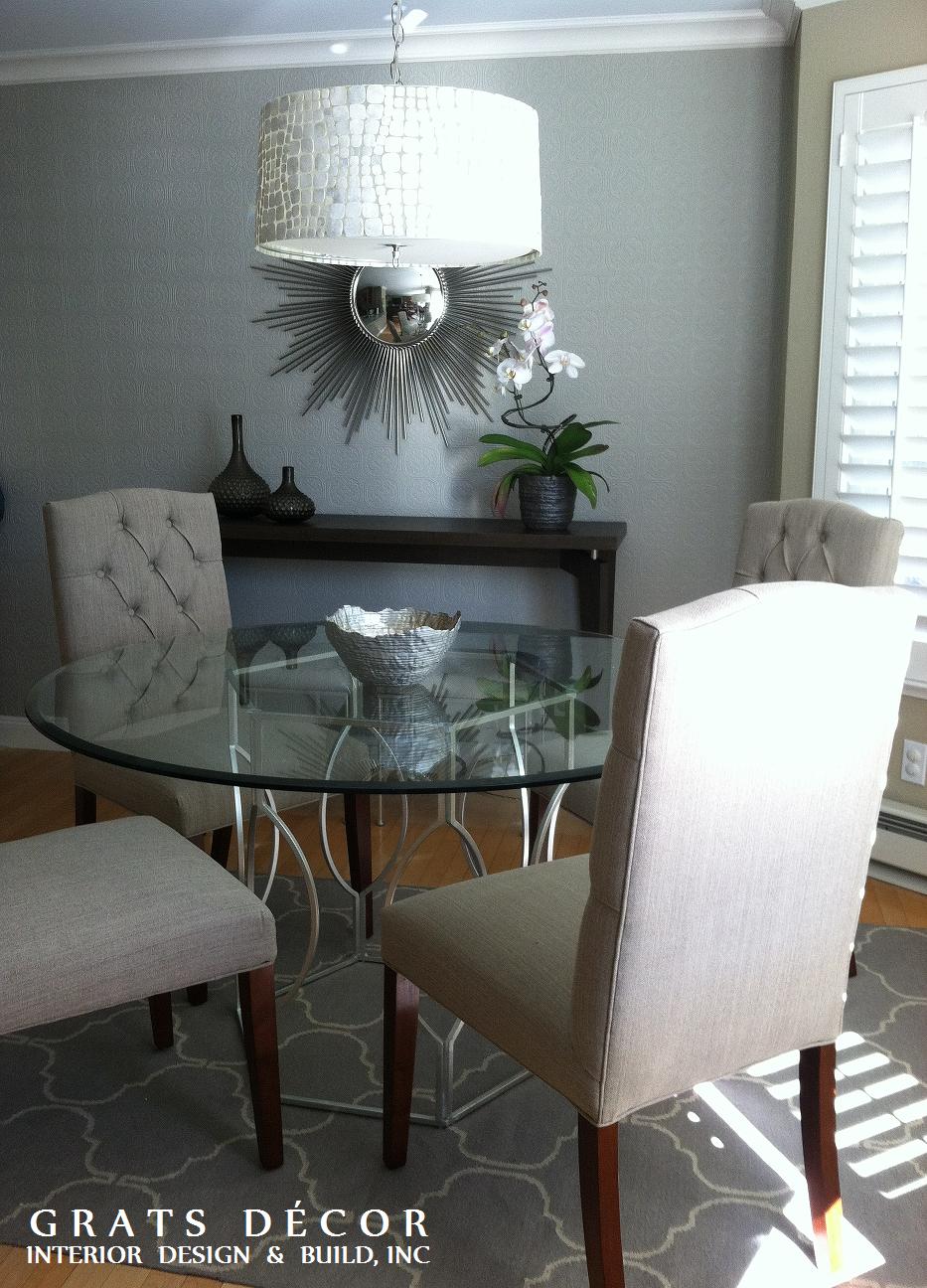 Marina Dining Room Remodel - Grats Decor Interior Design & Build Inc.
