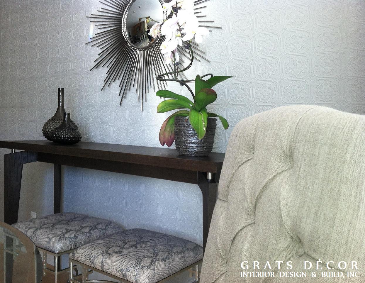 Marina Dining Room Remodel - Grats Decor Interior Design & Build Inc.