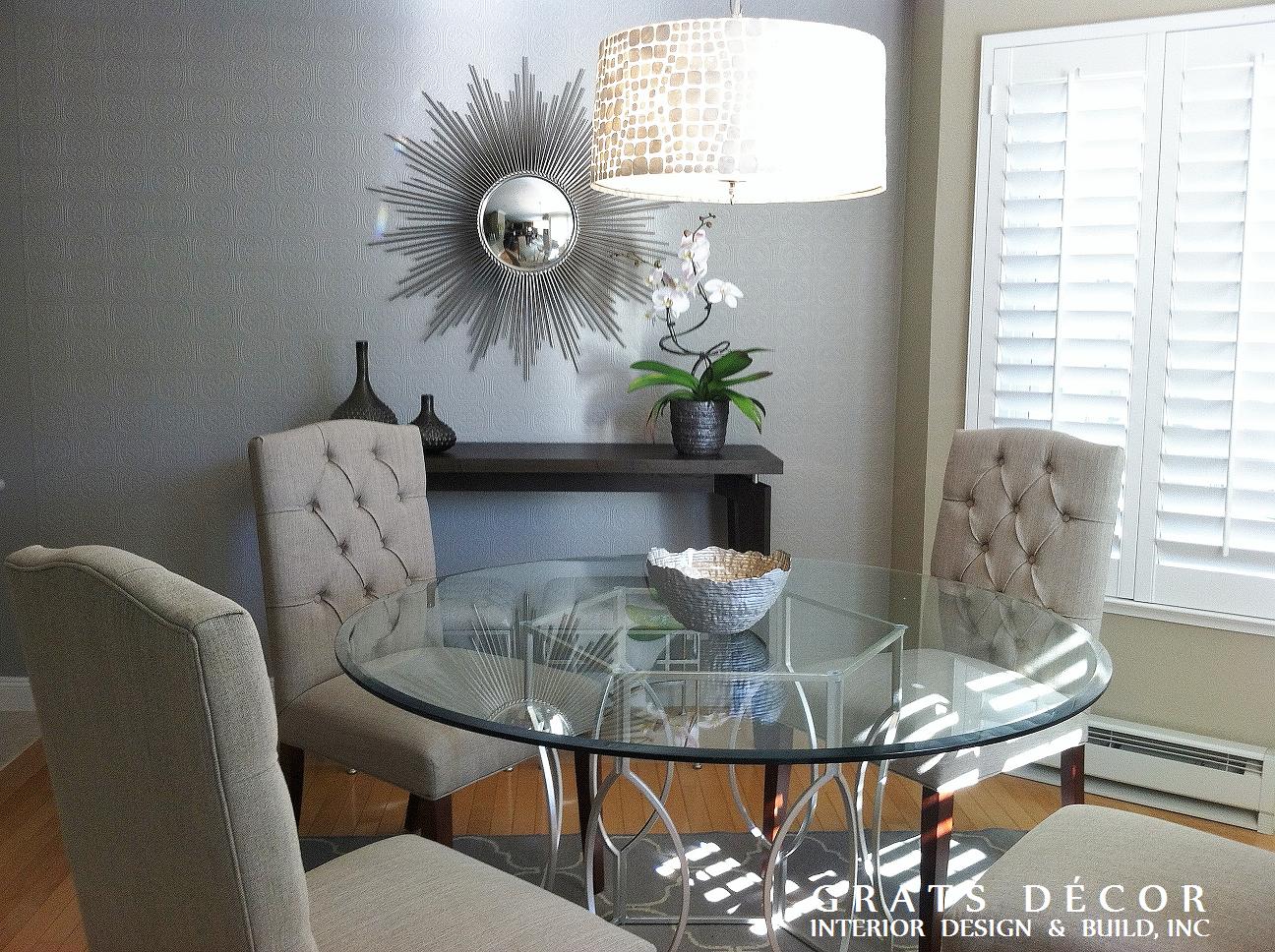 Marina Dining Room Remodel - Grats Decor Interior Design & Build Inc.