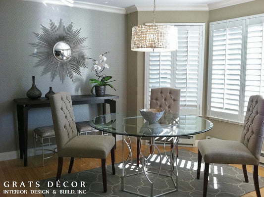 Marina Dining Room Remodel - Grats Decor Interior Design & Build Inc.