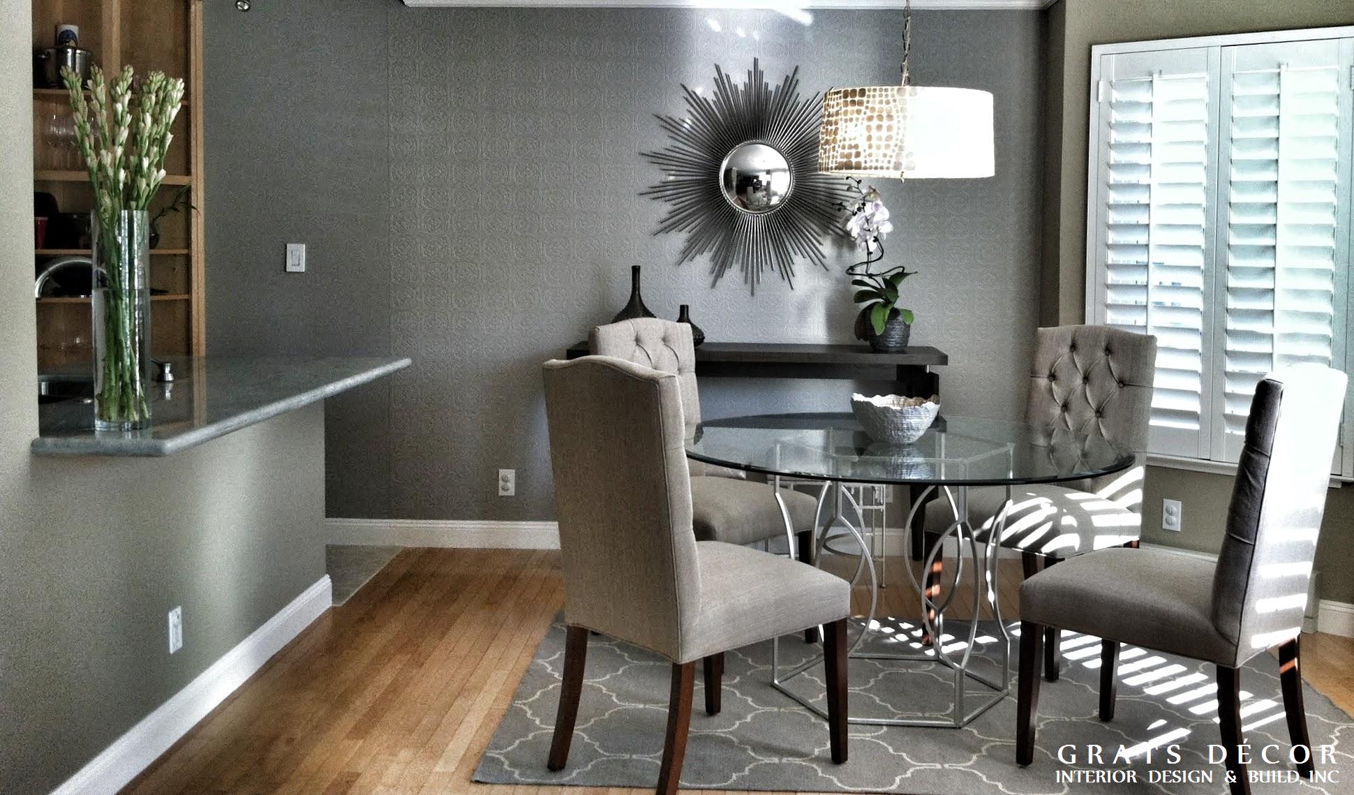 Marina Dining Room Remodel - Grats Decor Interior Design & Build Inc.