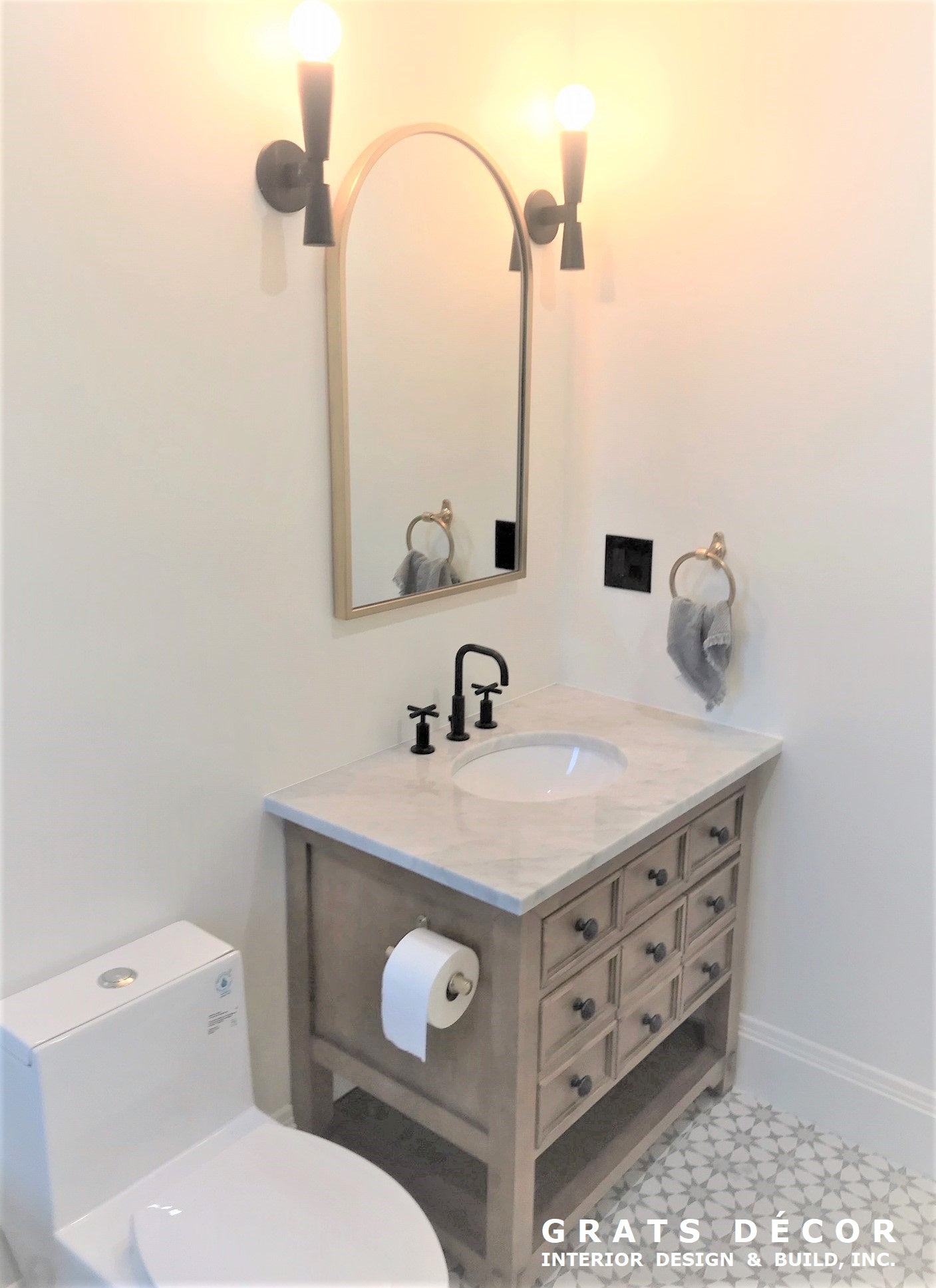 Oakland Spanish Mediterranean Master Bathroom