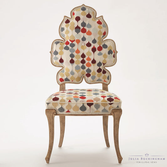 Wiggle Dining Chair - Multi Raindrop - Grats Decor Interior Design & Build Inc.