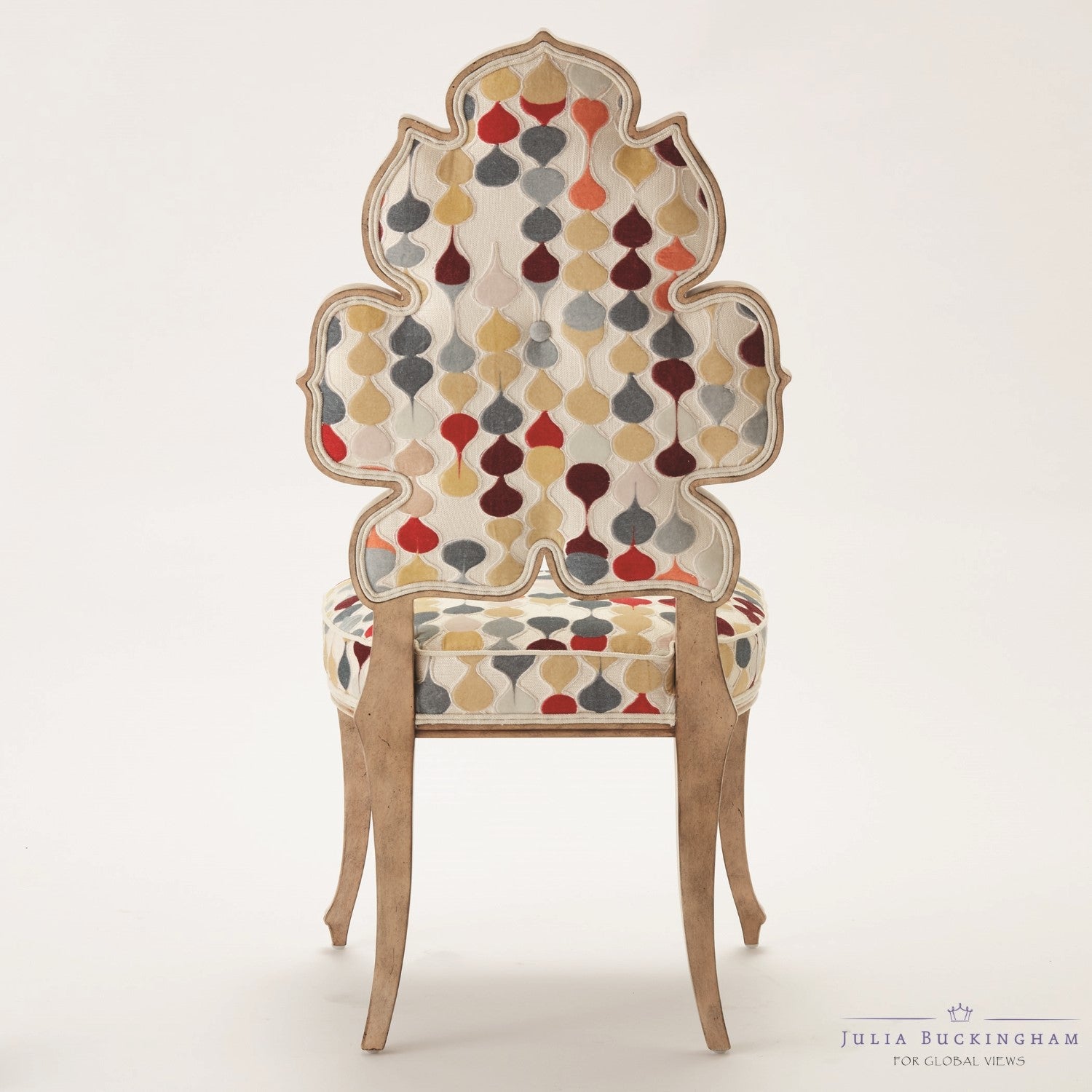 Wiggle Dining Chair - Multi Raindrop - Grats Decor Interior Design & Build Inc.