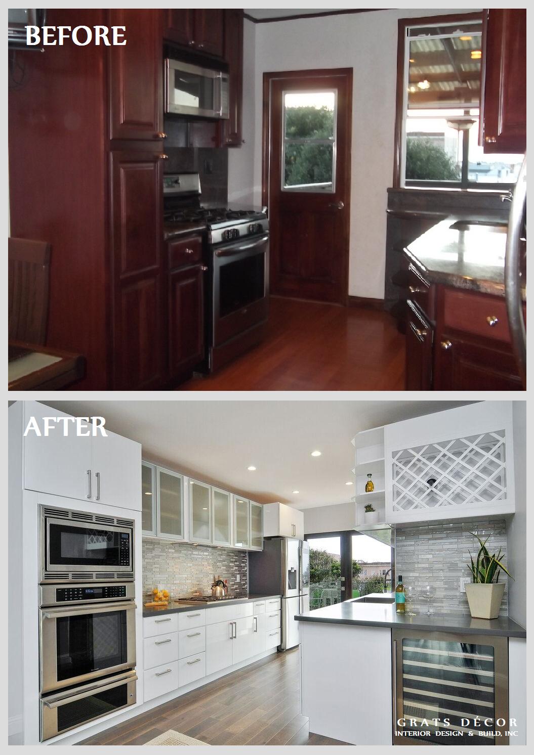 Sunset Kitchen Remodel - Grats Decor Interior Design & Build Inc.