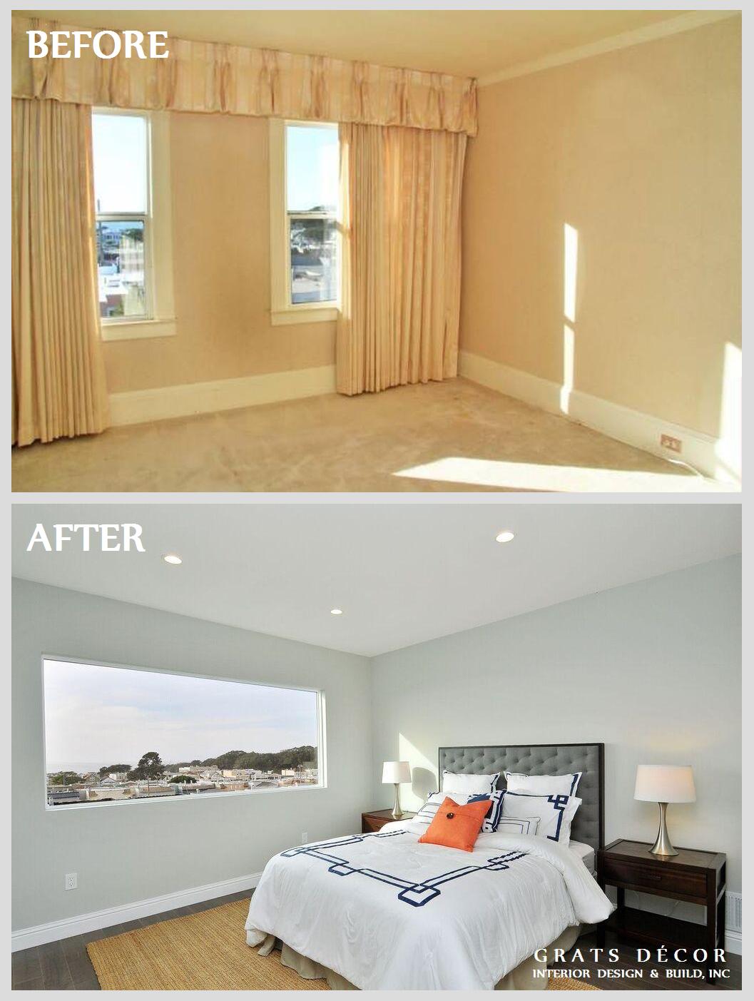 Master Bedroom Suite - Grats Decor Interior Design & Build Inc.