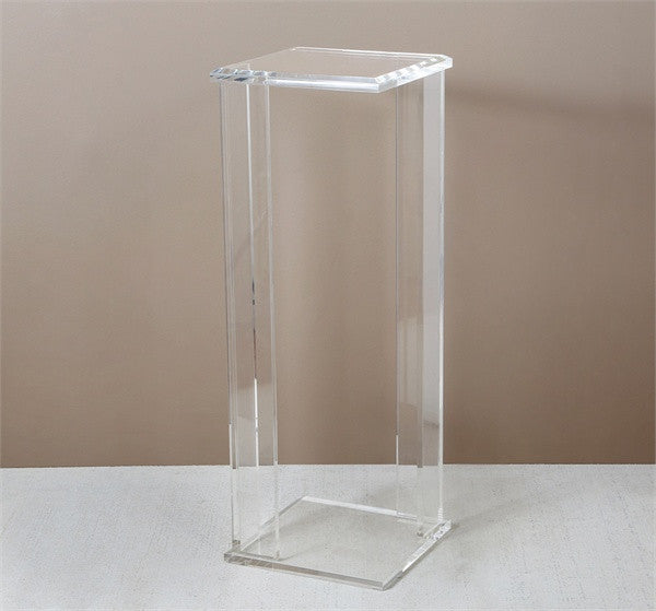 Acrylic 40"H Pedestal - Grats Decor Interior Design & Build Inc.