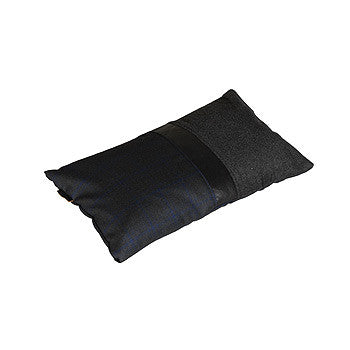 Esquire Rec Pillow - Checkered Blue/Black Leather - Grats Decor Interior Design & Build Inc.