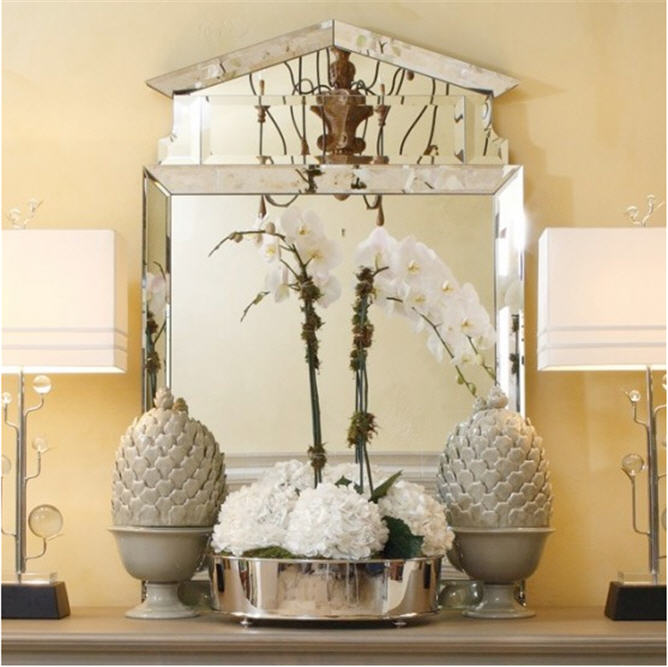 Governor's Palace 56"H Mirror - Grats Decor Interior Design & Build Inc.