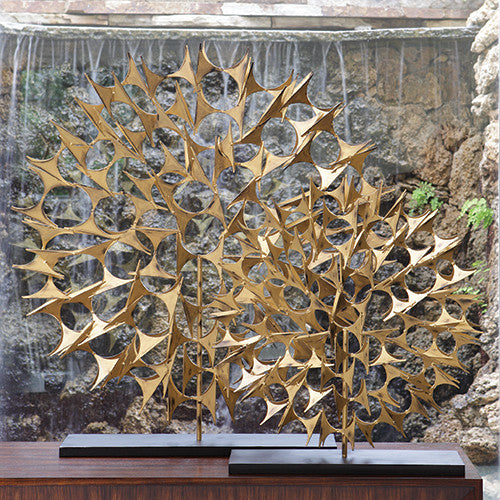 Cosmos Sculpture - Gold - 2 sizes - Grats Decor Interior Design & Build Inc.