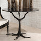 Faux Bois 42"Dia Dining Table - Black - Grats Decor Interior Design & Build Inc.