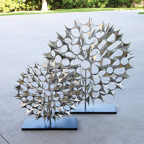 Cosmos Sculpture - Nickel - 2 sizes - Grats Decor Interior Design & Build Inc.