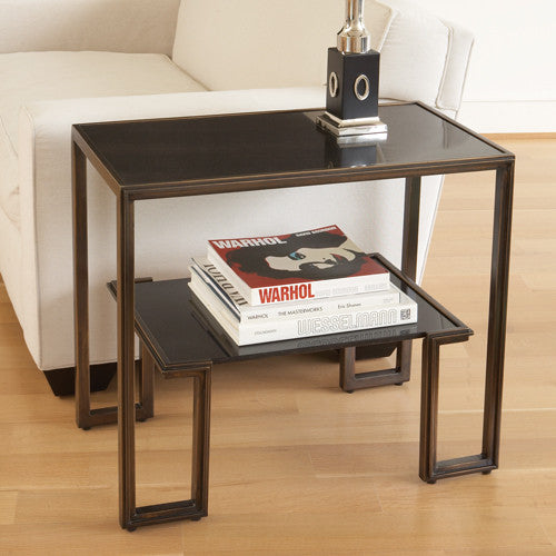 One - Up Table - Bronze - Grats Decor Interior Design & Build Inc.