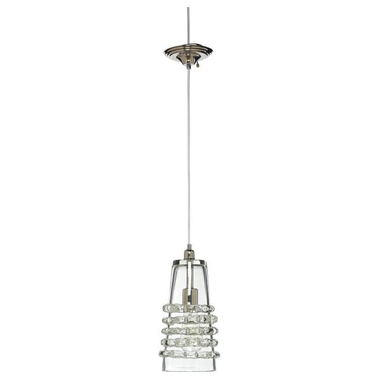Long Ribbon Pendant - Clear - Grats Decor Interior Design & Build Inc.