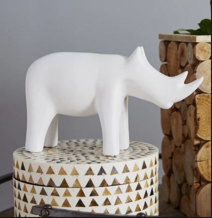 Dwell Studio Triangle Stripe Box - Grats Decor Interior Design & Build Inc.