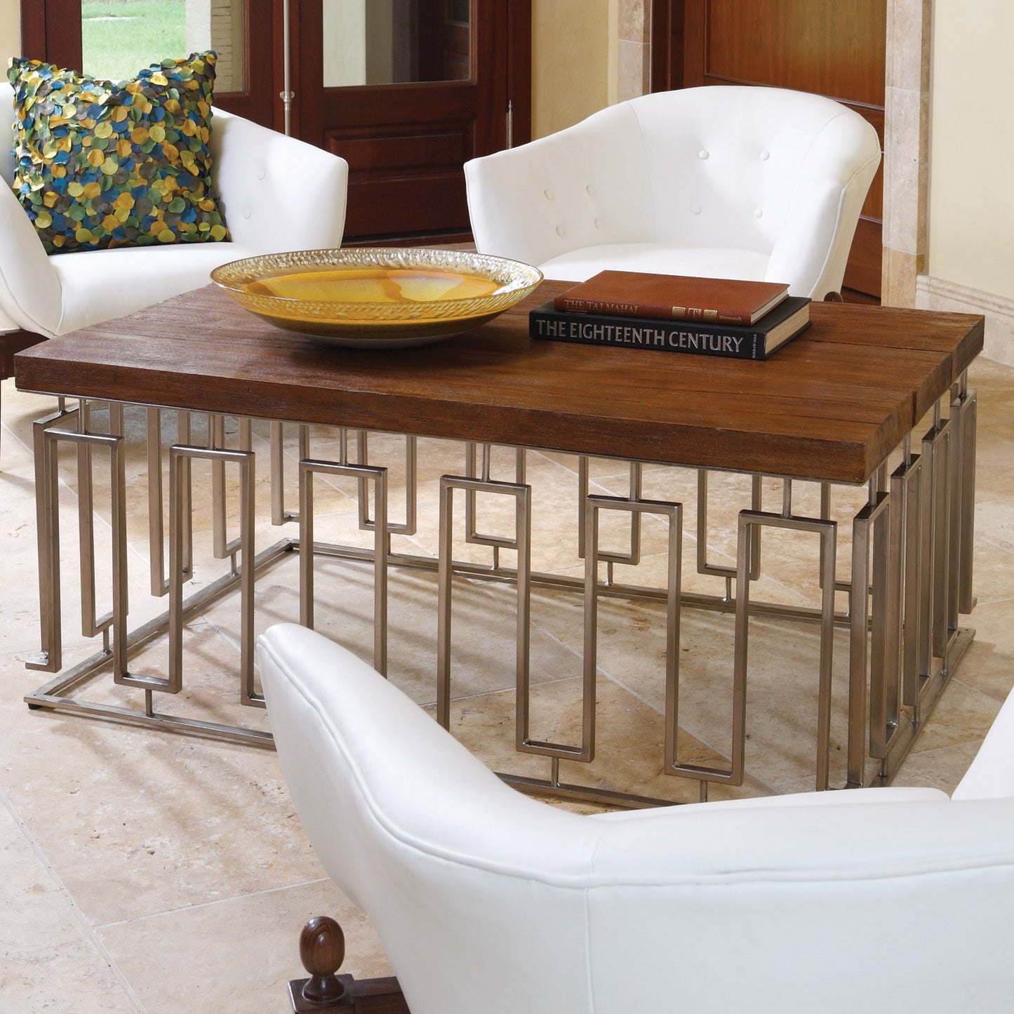 Mimi Leather Chair - White - Grats Decor Interior Design & Build Inc.