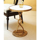 Loop De Loop 18" Oval Table - Gold Leaf - Grats Decor Interior Design & Build Inc.