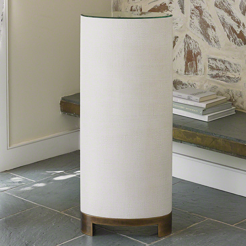 Ellipse 42"H Oval Pedestal - Grats Decor Interior Design & Build Inc.