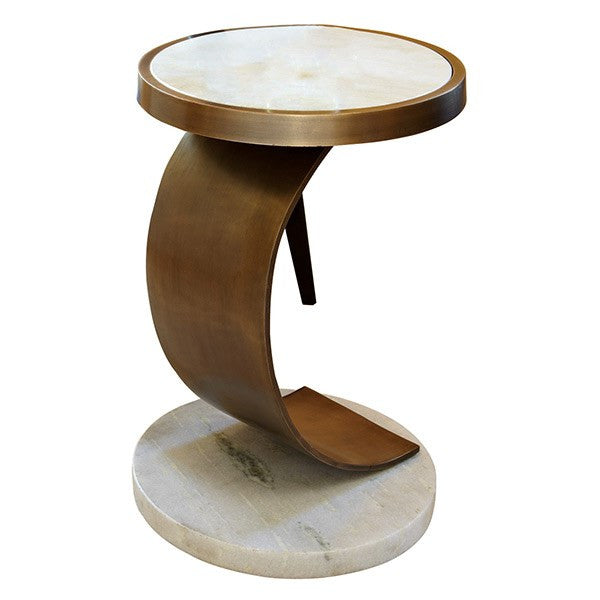 Cody 15"Dia Accent Table - Grats Decor Interior Design & Build Inc.
