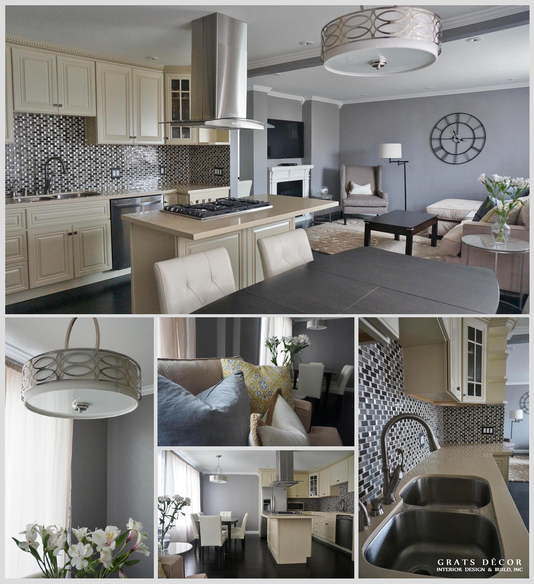 Outer Parkside Kitchen Remodel - Grats Decor Interior Design & Build Inc.